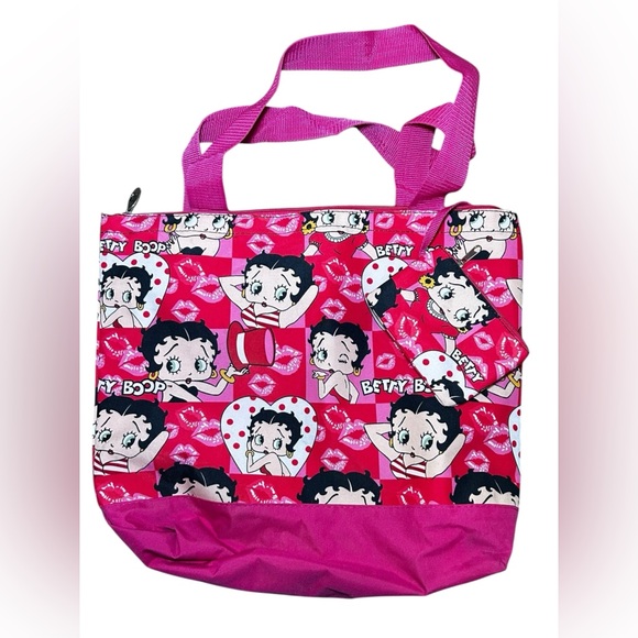 Betty Boop Pink Tote Bag - Picture 1 of 5